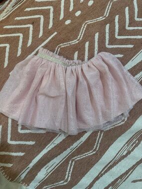 Cat & Jack Pink Glitter Tulle Skirt